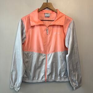 Columbia Women's Flash Forward Windbreaker Jacket Coral Gray Size X-Small